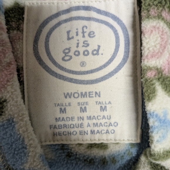 Life Is Good Multicolor Floral Hoodie - Picture 4 of 7